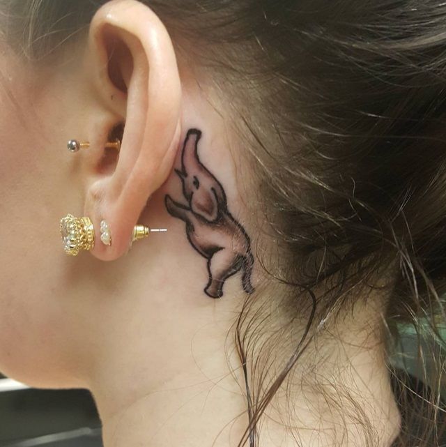 26 idées de tatouages derrière l'oreille | So Busy Girls