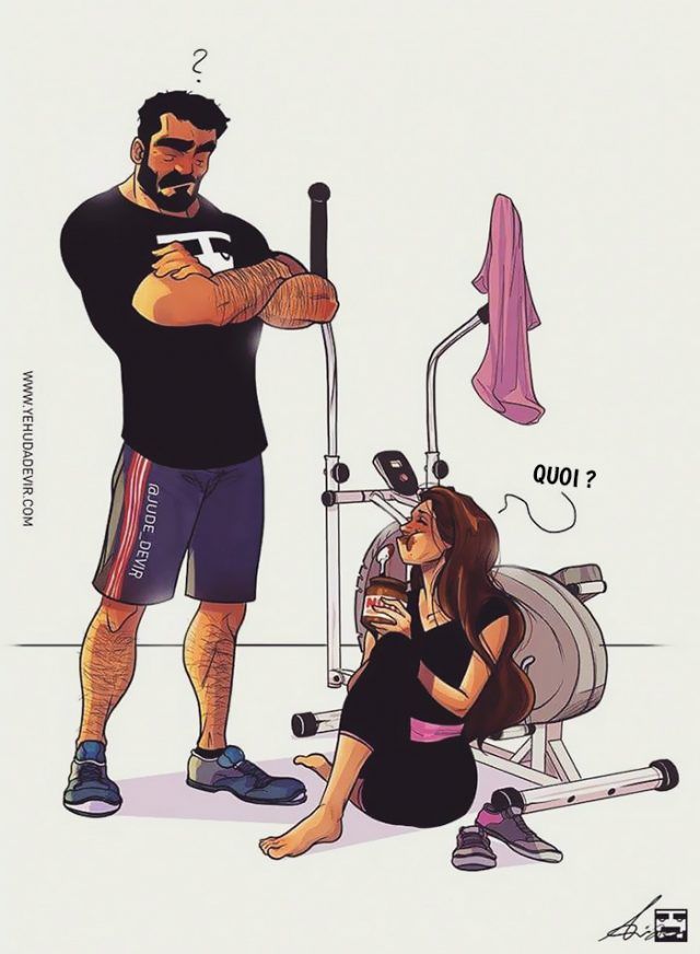Cet illustrateur dessine des BD hilarantes sur sa vie quotidienne avec sa femme | So Busy Girls