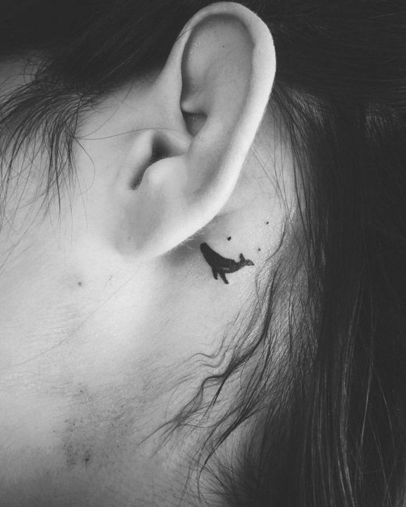 26 idées de tatouages derrière l'oreille | So Busy Girls
