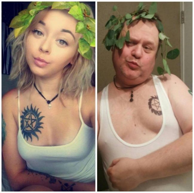 Ces parents reproduisent les selfies de leurs enfants pour les embêter... et le résultat est encore plus réussi ! | So Busy Girls