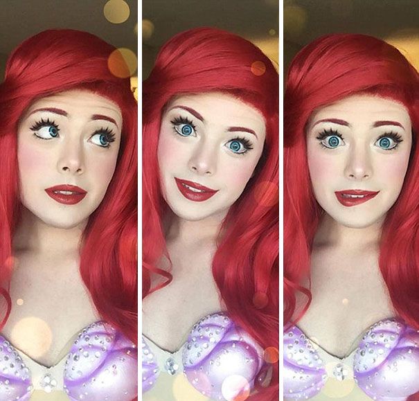 Cet homme se déguise en Princesses Disney et il sait tellement bien se maquiller que le résultat est impressionnant ! | So Busy Girls
