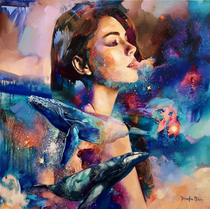 A seulement 16 ans, cette jeune artiste a déjà un talent incroyable et peint des toiles absolument fantastiques ! | So Busy Girls