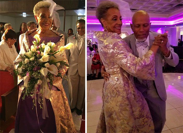 Cette grand-mère de 86 ans s'est mariée dans une magnifique robe qu'elle a créée elle-même | So Busy Girls