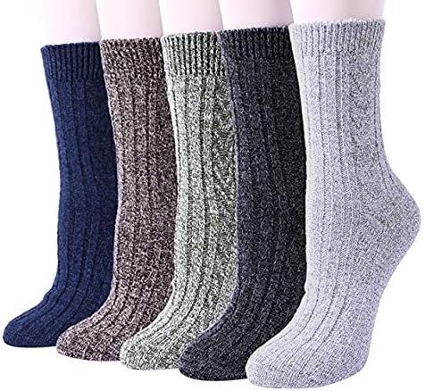 chaussettes-laine-chaude-femme