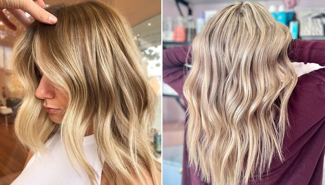 La coloration Blond Biscuit.