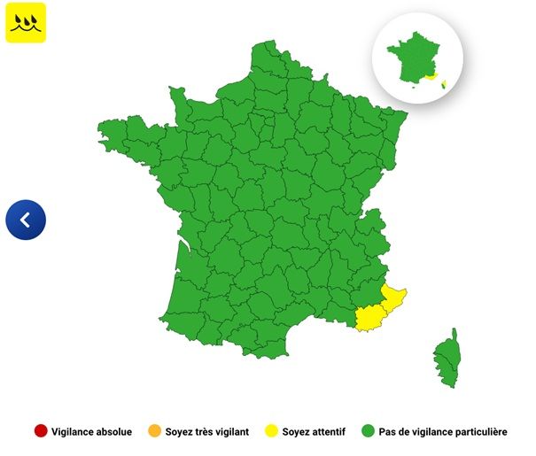 Pluies, crues et vigilance météo : ces 2 départements sont sous vigilance jaune ce mercredi 11 mars