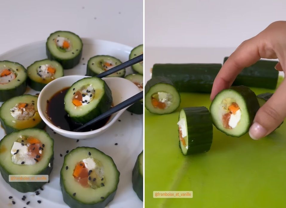 La recette des makis concombre maison facile à faire soi-même | So Busy Girls