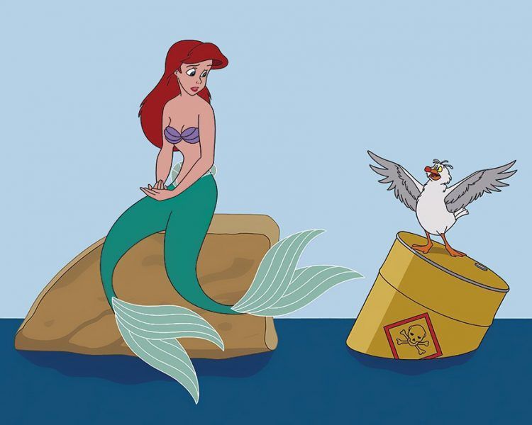 12 films Disney illustrés comme s’ils se déroulaient en 2017 | So Busy Girls