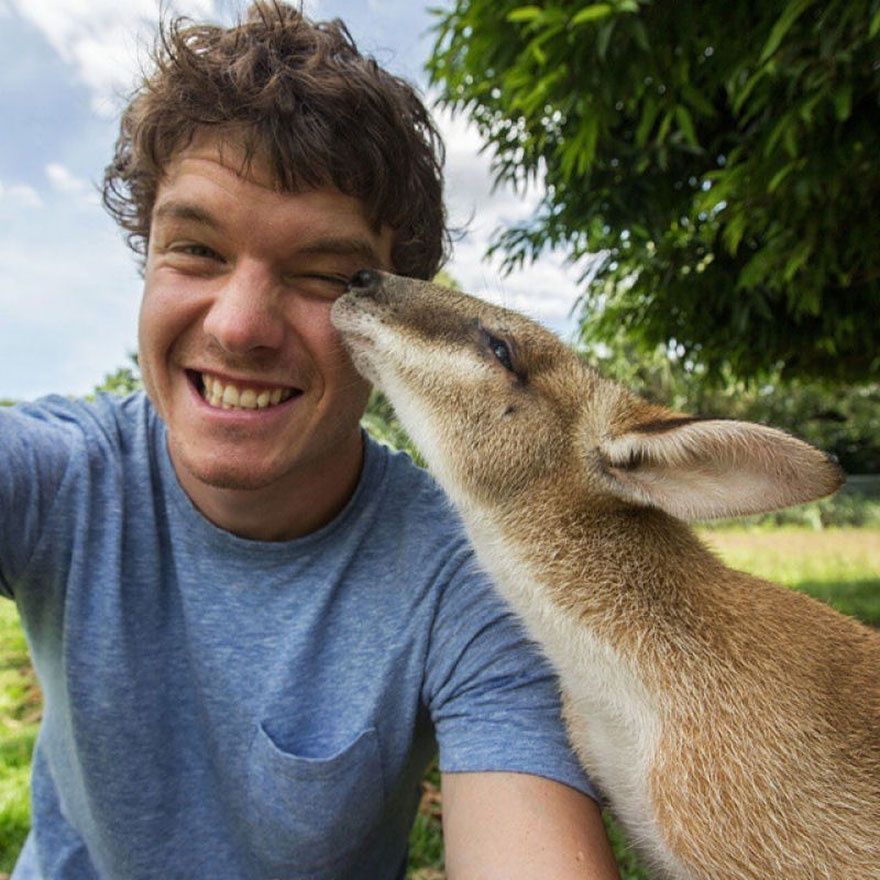 L'homme qui prenait des selfies géniaux avec des animaux | So Busy Girls