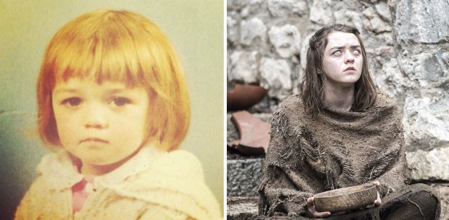 Maisie Williams enfant / dans le rôle d'Arya Stark dans Game Of Thrones | So Busy Girls