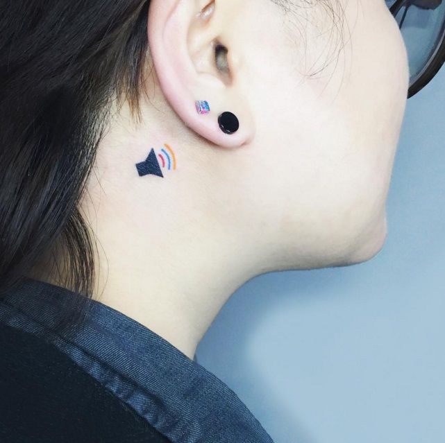 26 idées de tatouages derrière l'oreille | So Busy Girls