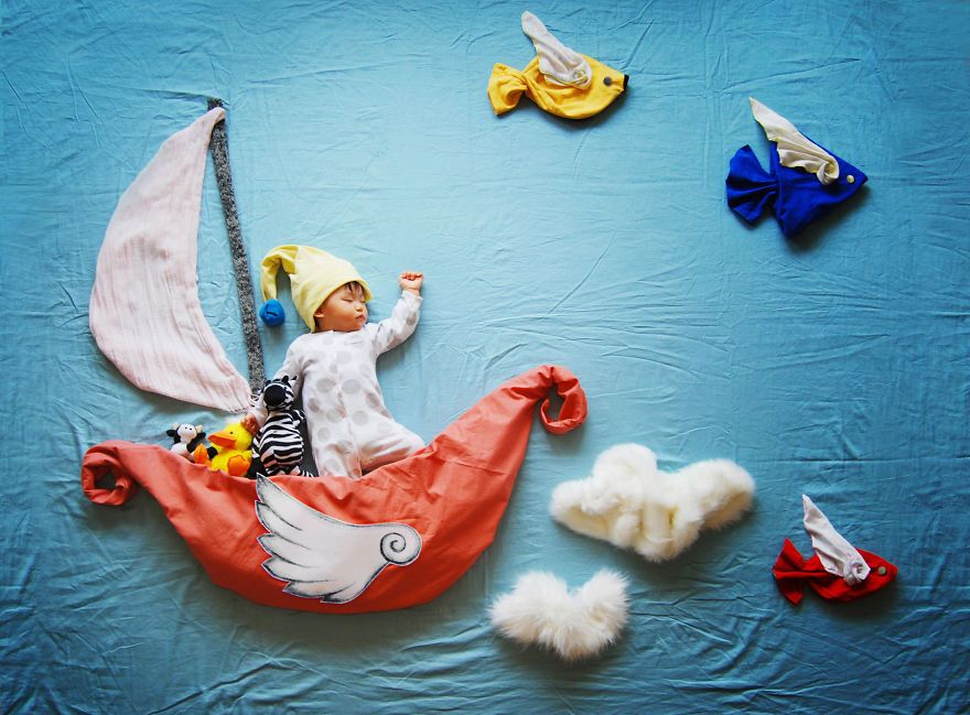 Cette maman créative transforme les siestes de son bébé en rêves féeriques | So Busy Girls