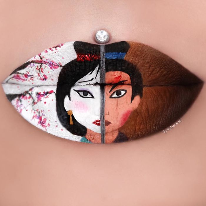 Cette make-up artiste transforme ses lèvres en véritables oeuvres d'art | So Busy Girls