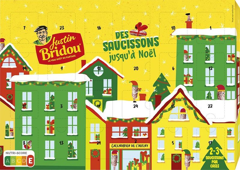 Le calendrier de l'Avent Justin Bridou pour préparer un Noël gourmand avec des saucissons | So Busy Girls