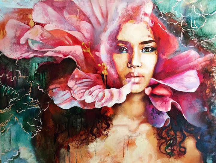 A seulement 16 ans, cette jeune artiste a déjà un talent incroyable et peint des toiles absolument fantastiques ! | So Busy Girls