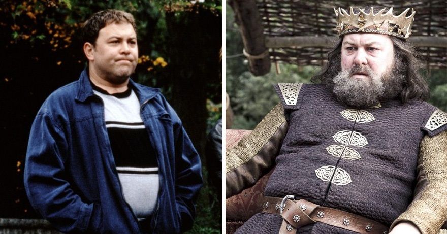 Mark Addy dans The Full Monty en 1997 / dans le rôle de Robert Baratheon | So Busy Girls