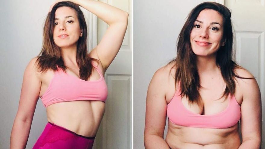 Cette femme a pris 2 photos différentes dans la même tenue pour montrer qu'il ne faut pas toujours faire confiance aux réseaux sociaux | So Busy Girls