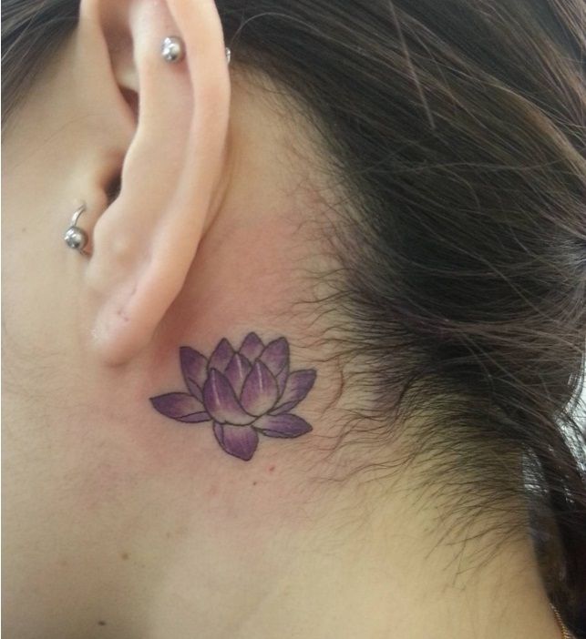 26 idées de tatouages derrière l'oreille | So Busy Girls