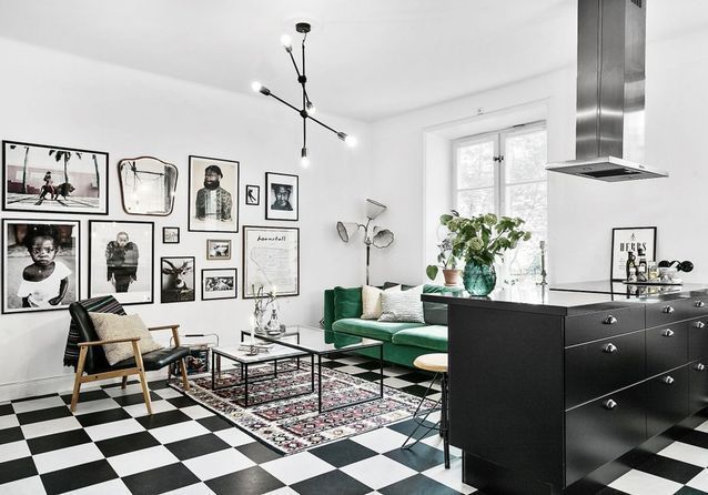 decoration-sol-carrelage-damier-noir-et-blanc