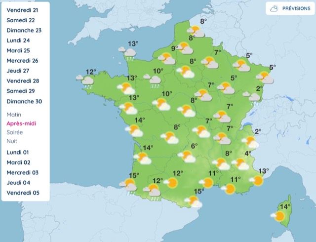 Ce que réserve vraiment la météo dimanche 30 novembre : du froid, de la pluie et de belles éclaircies