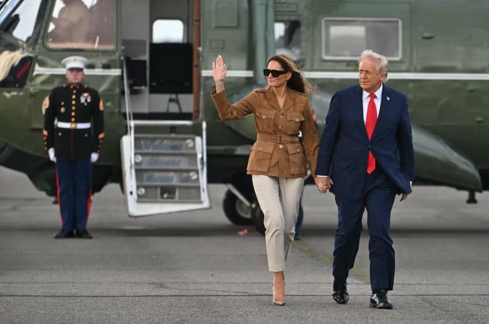 Donald et Melania Trump : cette dispute film&eacute;e &agrave; bord de l&rsquo;h&eacute;licopt&egrave;re pr&eacute;sidentiel