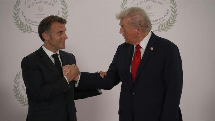 Donald Trump taquine Emmanuel Macron et s&egrave;me la g&ecirc;ne en complimentant Giorgia Meloni