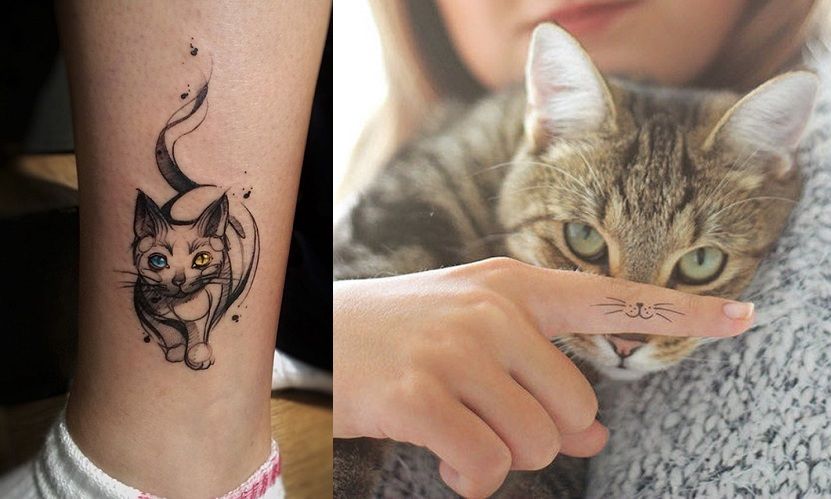 Les 18 meilleures idées de tatouages chat | So Busy Girls