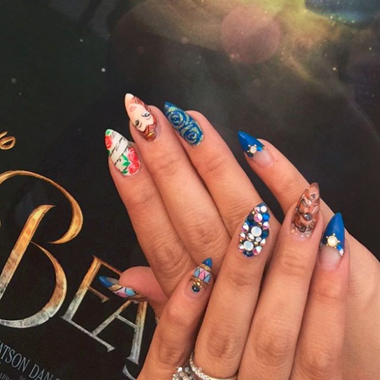 14 idées de nail arts La Belle et La Bête | So Busy Girls