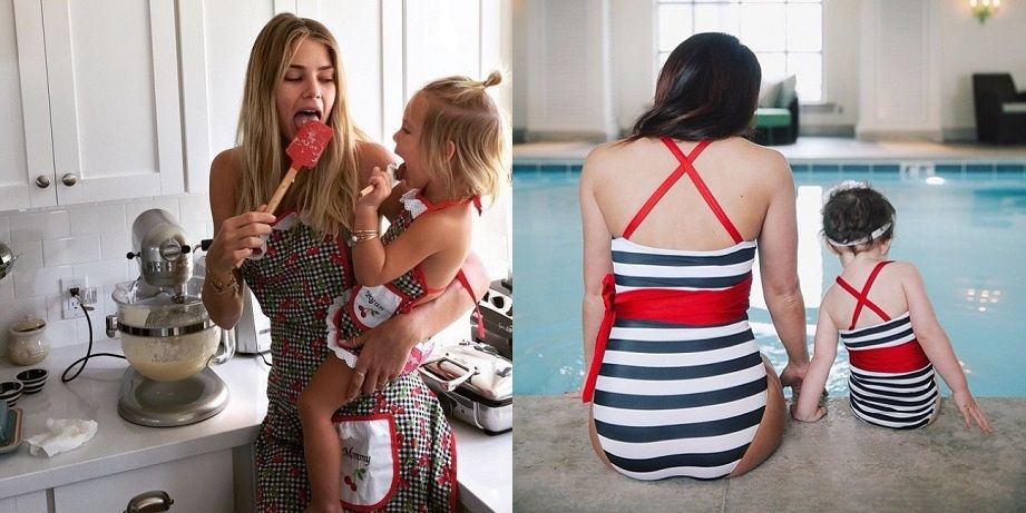 Ces mamans et leur petite fille se ressemblent vraiment comme 2 gouttes d'eau ! Et c'est tellement craquant... | So Busy Girls