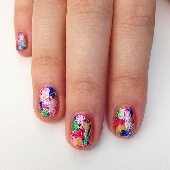 Une foil manucure | So Busy Girls