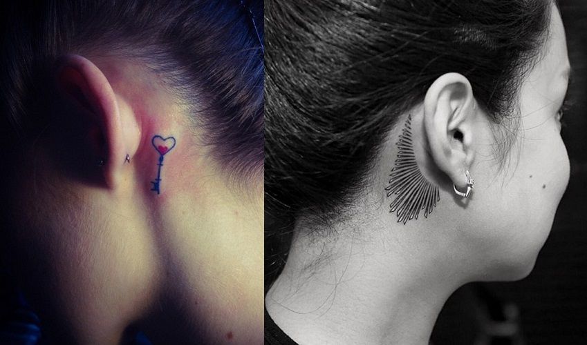 26 idées de tatouages derrière l'oreille | So Busy Girls