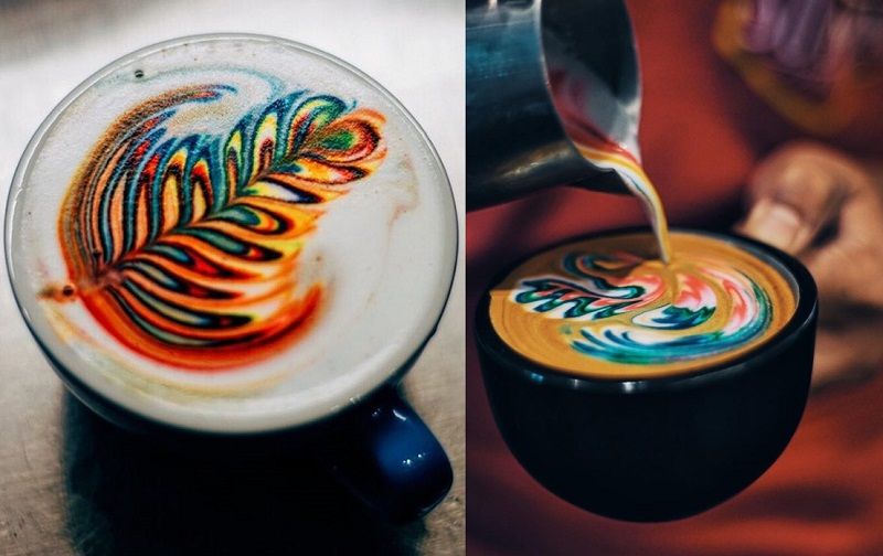 Il sert les plus jolis cafés au monde grâce à des motifs colorés incroyables | So Busy Girls