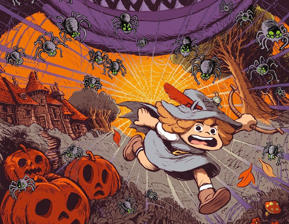 La meilleure BD jeunesse pour Halloween : Emilie Kado et le secret des araign&eacute;es d'Antoine Dod&eacute;