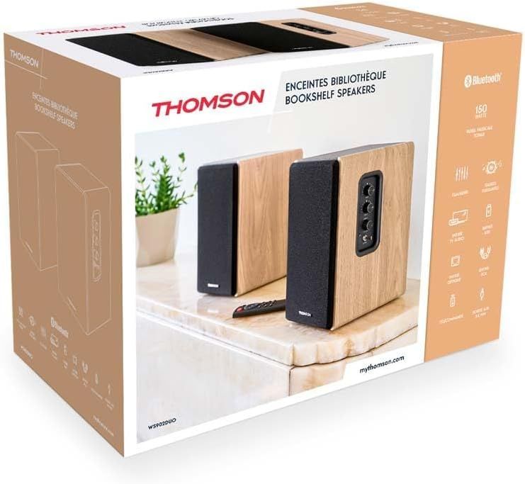 Thomson WS902DUO : les enceintes puissantes au design chaleureux qui feront sensation sous le sapin