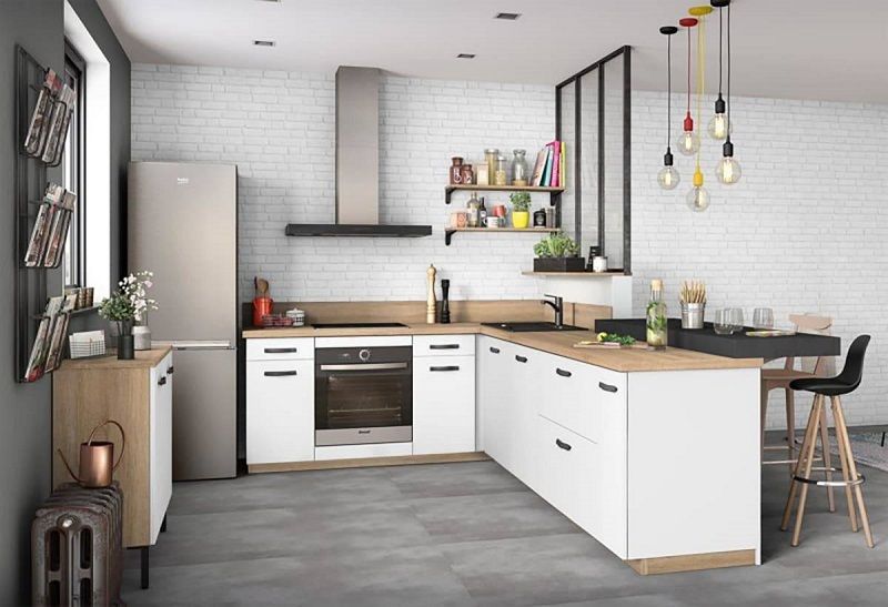 Cuisine blanche et bois : quelle essence ou teinte choisir ? | So Busy Girls