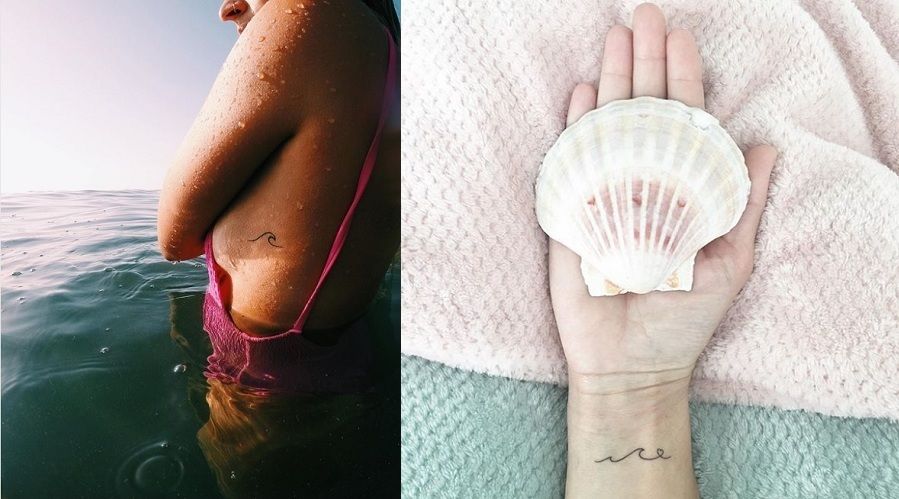 18 idées de tatouages vague pour tous ceux qui adorent la mer | So Busy Girls