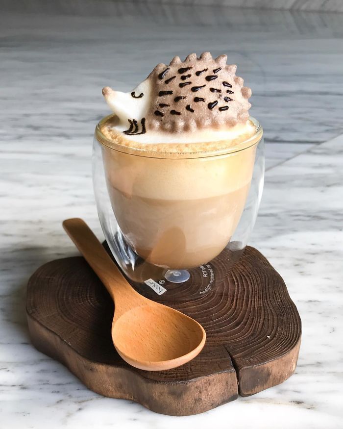 Cette jeune femme crée des cafés latte en 3D tellement mignons qu'on n'oserait pas les boire | So Busy Girls