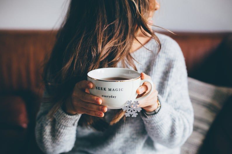 Ces sachets de thé sont en forme de flocons de neige, et quelle belle façon de passer l'hiver au chaud | So Busy Girls