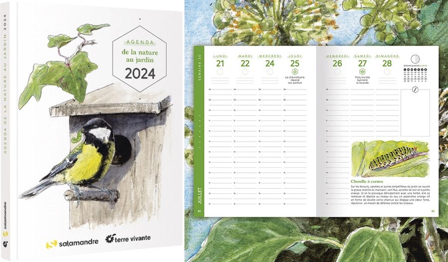 L'Agenda de la nature au jardin 2024, votre meilleur allié pour observer la nature toute l’année ! | So Busy Girls