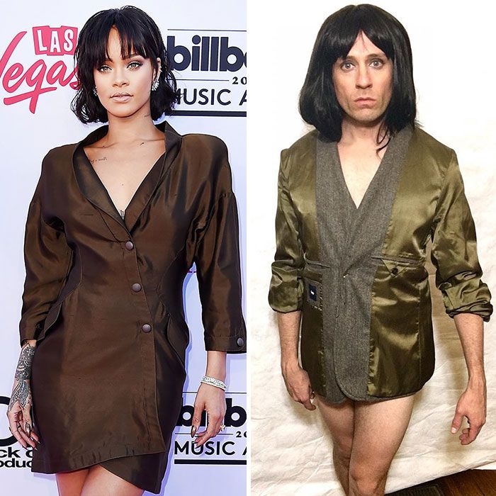 Tom Lenk qui reproduit la tenue de Rihanna | So Busy Girls