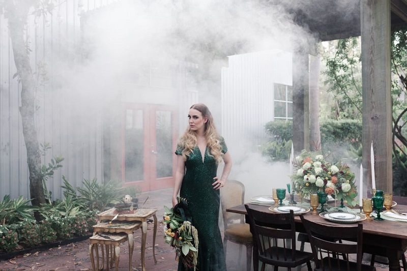 Ce mariage Harry Potter inspiré de la maison Serpentard est tellement réussi que les fans seront séduits | So Busy Girls