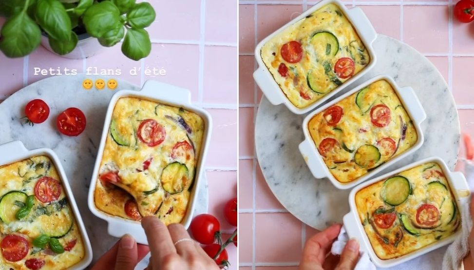 La recette des petits flans salés d’été inratables et rapides à faire | So Busy Girls