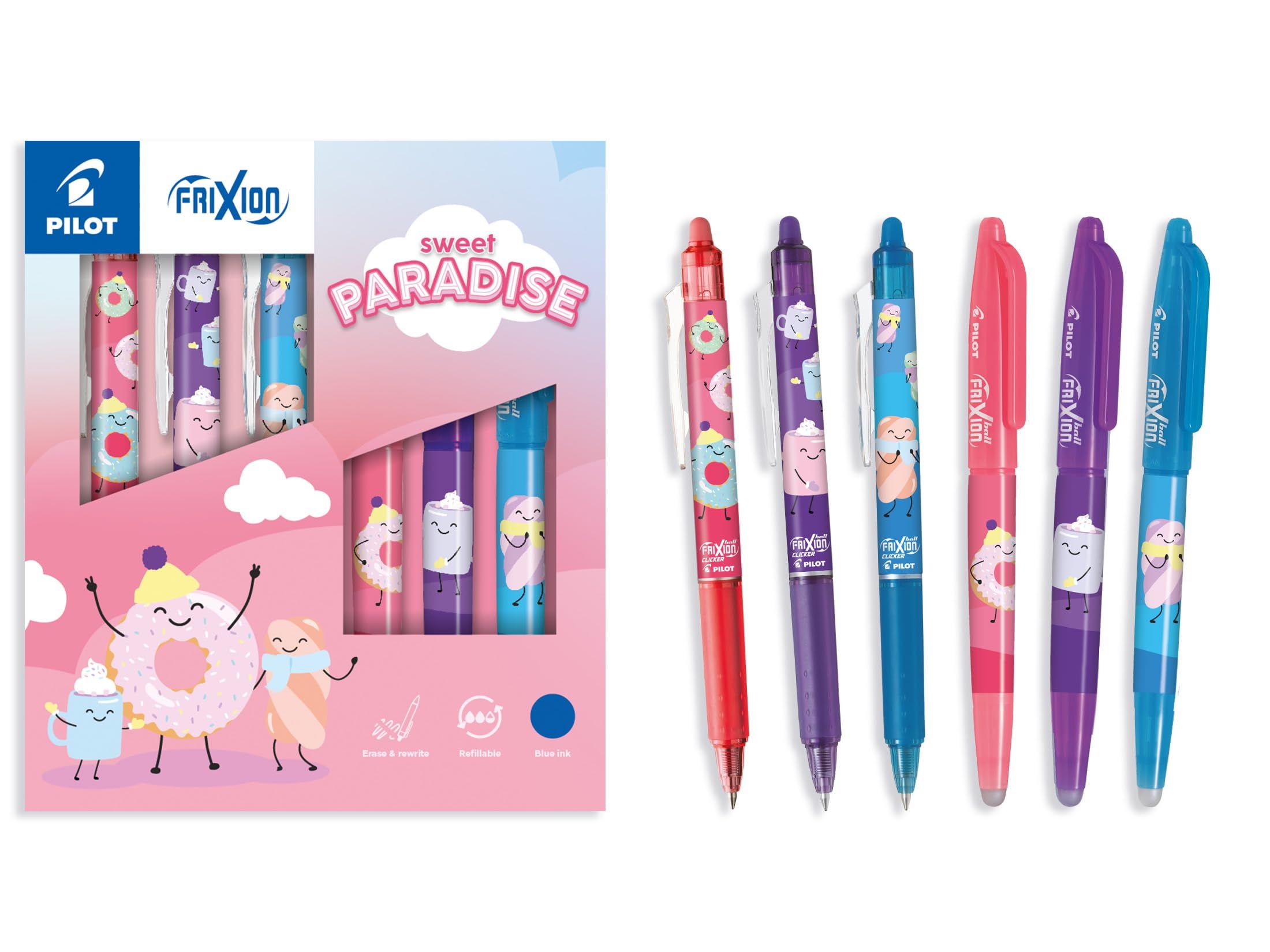 FriXion Sweet Paradise : la nouvelle &eacute;dition limit&eacute;e de stylos effa&ccedil;ables qui va enchanter votre trousse cet hiver