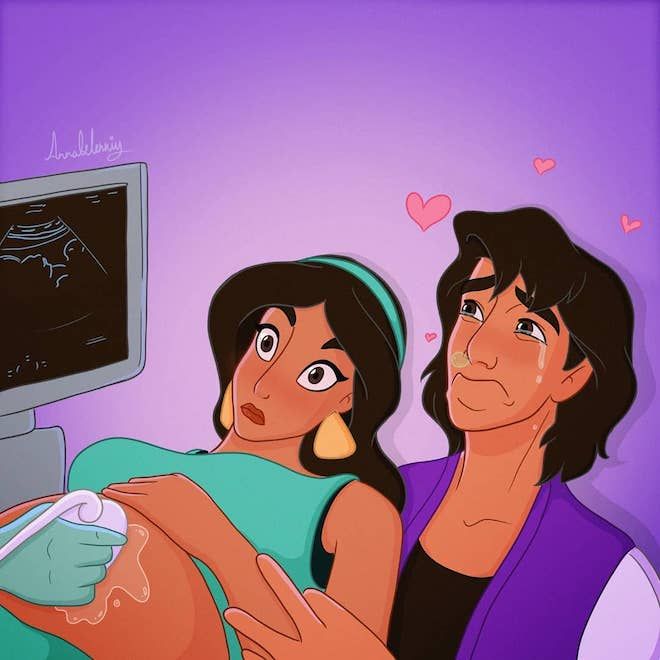 illustrations-princesses-disney-grossesse-enceinte-2