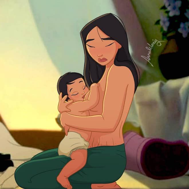 illustrations-princesses-disney-grossesse-enceinte-9