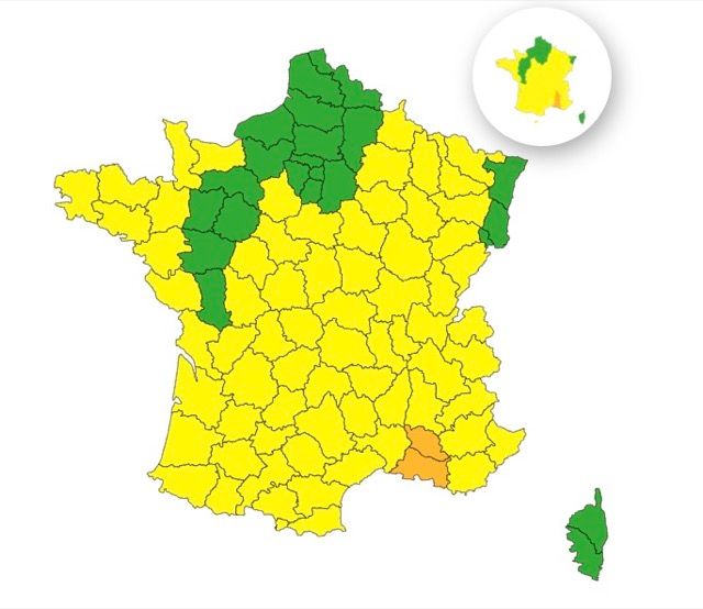 Orages : 69 départements placés en vigilance jaune ce dimanche 21 septembre 2025