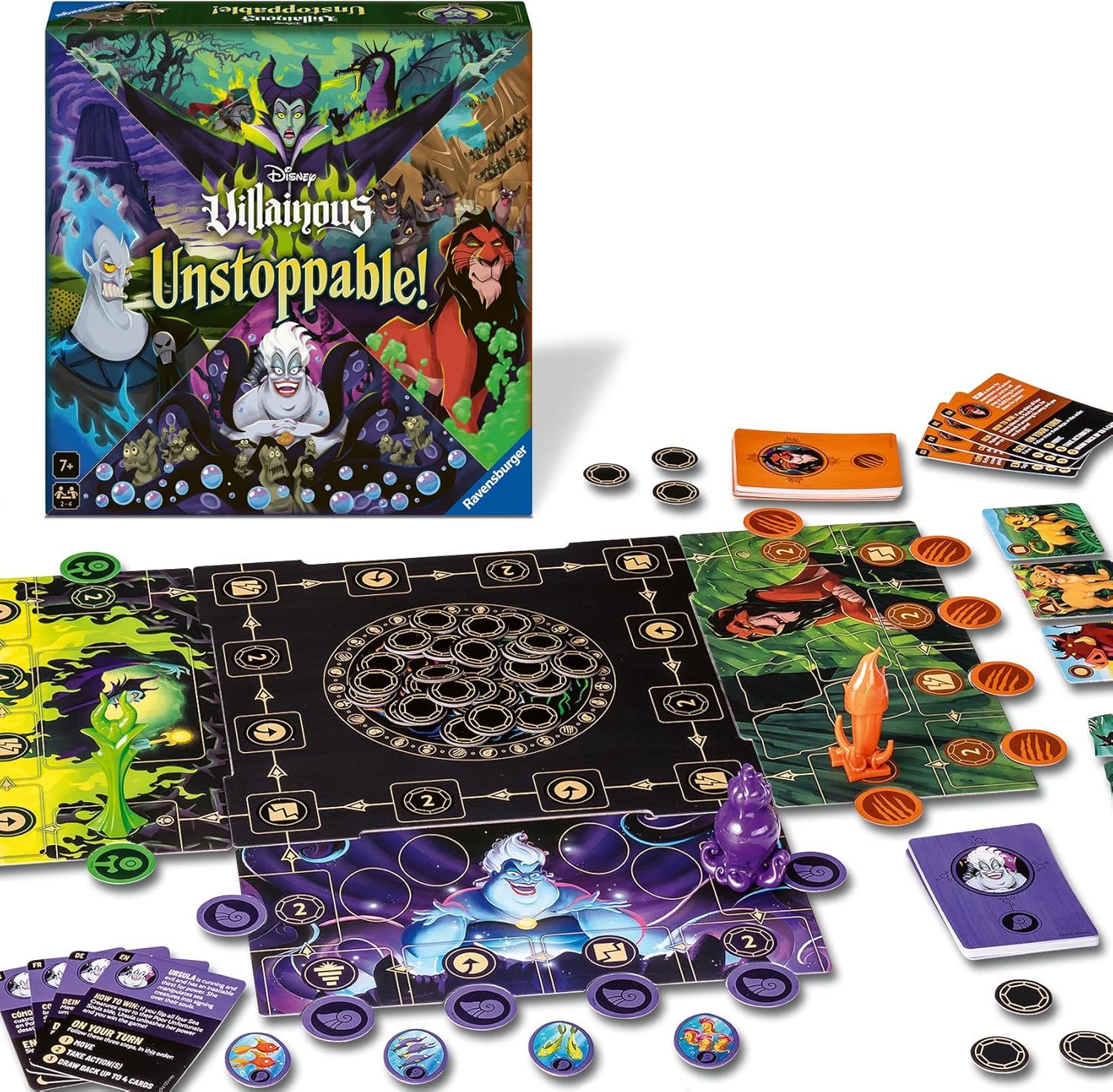 Disney Villainous Unstoppable : le jeu machiavélique et familial qui va animer vos moments en famille à Noël