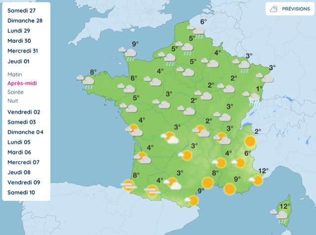 Météo : froid hivernal, retour du soleil, voici le temps qu'il fera jeudi 1er janvier