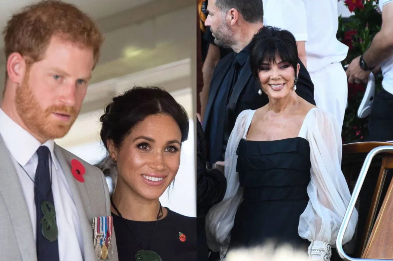 Meghan et Harry invités chez Kris Jenner… mais soigneusement effacés des photos