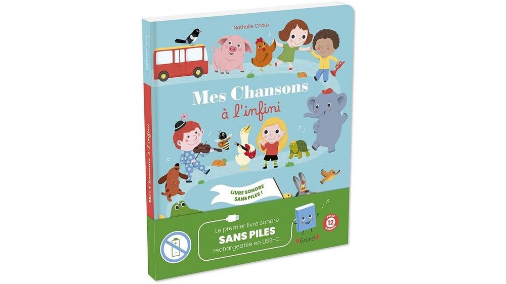 Mes chansons à l’infini : le livre sonore sans piles qui révolutionne l’écoute musicale des enfants | So Busy Girls